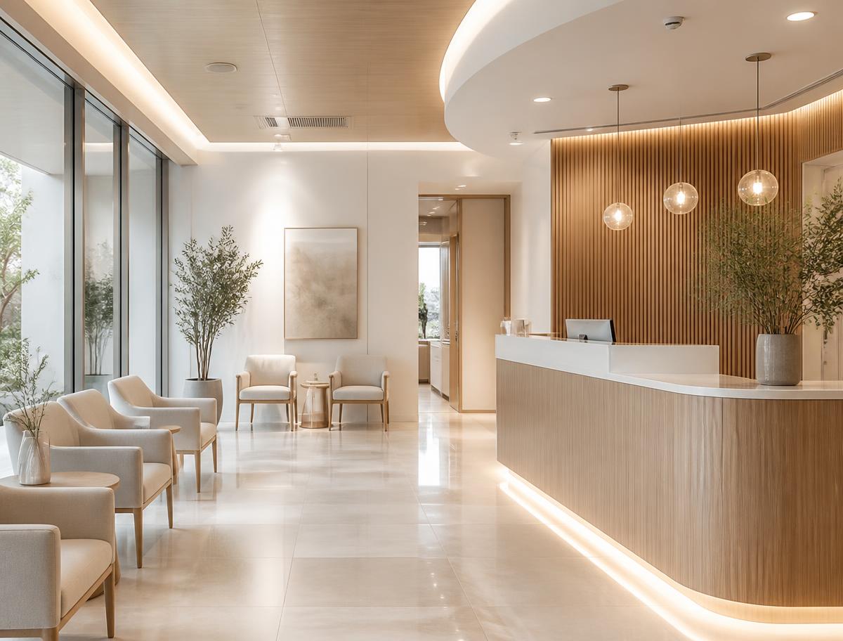 Dental & Medical Practice Cleaning — a professionally maintained commercial interior